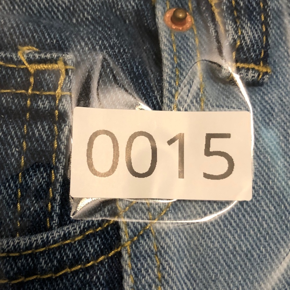 PacSun High Rise Two Tone Straight Leg Jeans ~ size 27 (size 4) - Picture 14 of 14